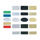 ENGRAVED COLORED NAME BADGES WITH MAGNETIC HOLDERS