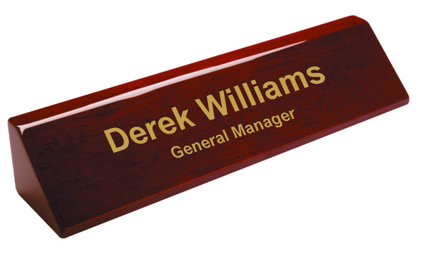 ROSEWOOD PIANO FINISH DESK WEDGE