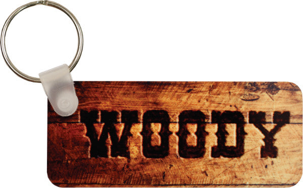 RECTANGLE GLOSSY ALUMINUM KEY CHAIN