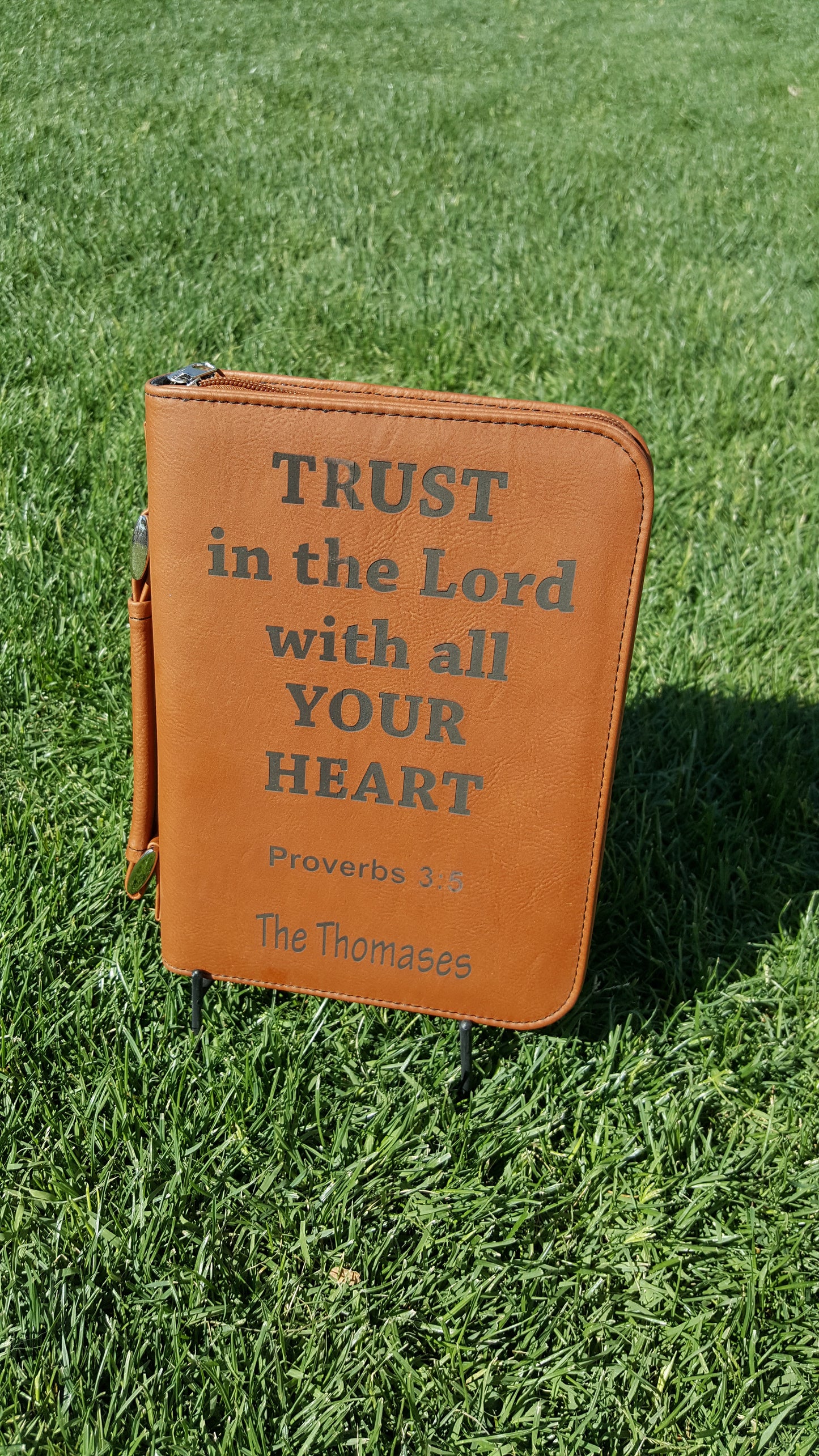 Notebook Portfolio - laser engraved