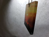 Personalized Acrylic Square Ornament or Sun Catcher