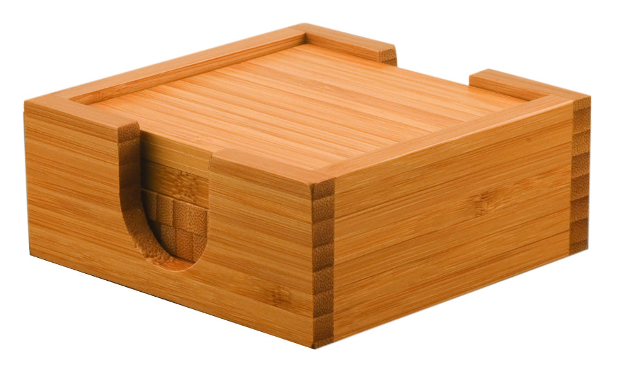 BAMBOO 4 COASTER SET