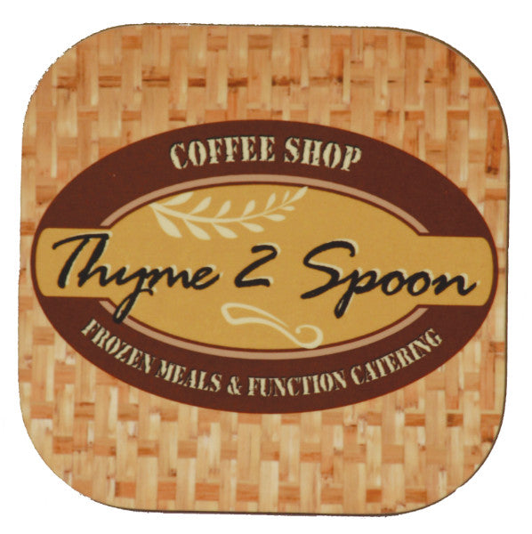 SQUARE HARDBOARD COASTER
