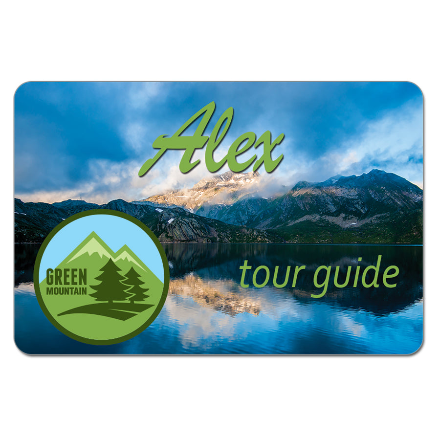 SUBLIMATED FULL COLOR NAME BADGES