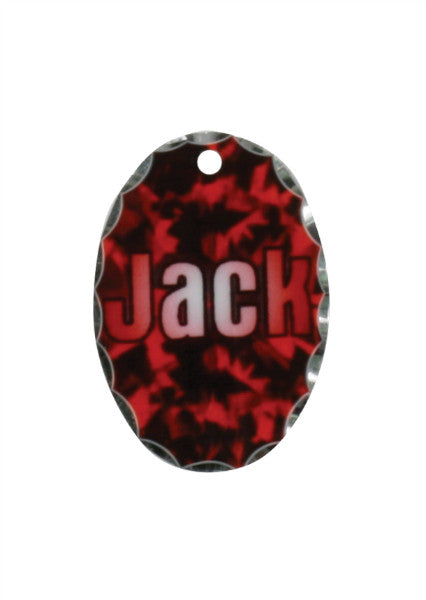 SMALL ONE SIDED OVAL CHARM