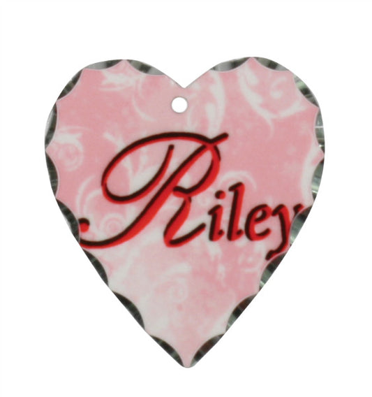 LARGE ONE SIDED HEART PENDANT