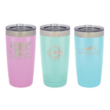 Colored Polar Tumblers Double Walled Travel Mugs - Personalized